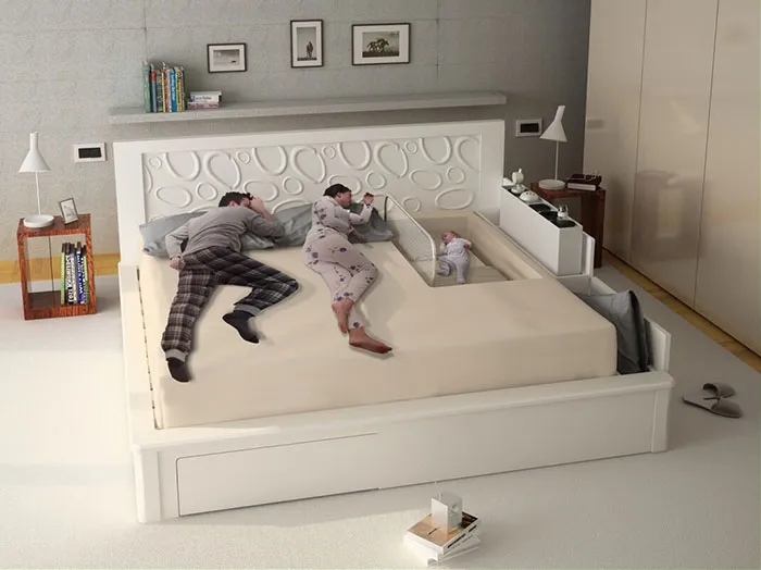 Cama para nuevos padres