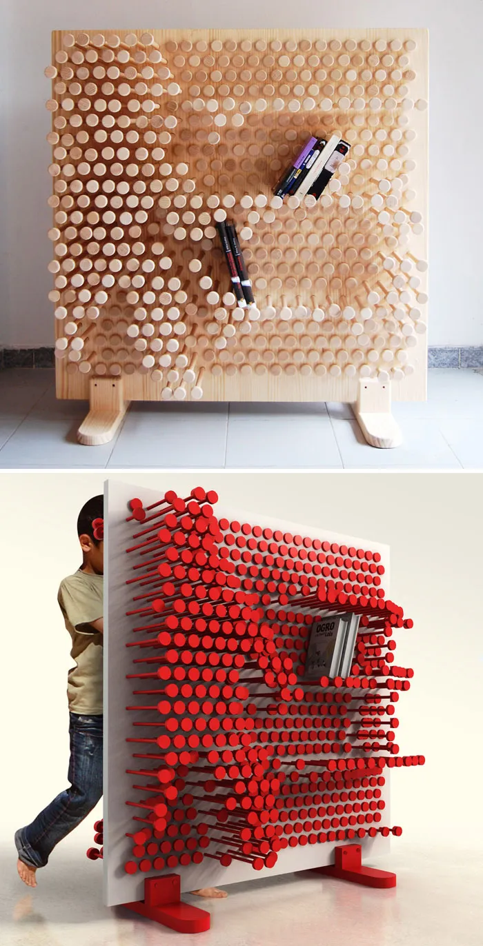 Estantería creativa para niños