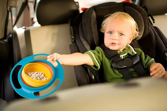 Bowl That Keeps Food From Falling Out