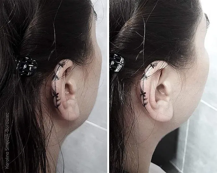 La tendencia de los tatuajes en el hélix está conquistando instagram, y tú también querrás uno cuando lo veas