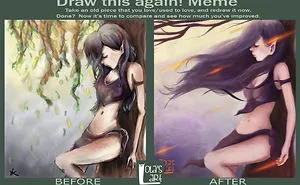 'Draw This Again' Challenge Shows That Practice Makes Perfect (50 Pics)