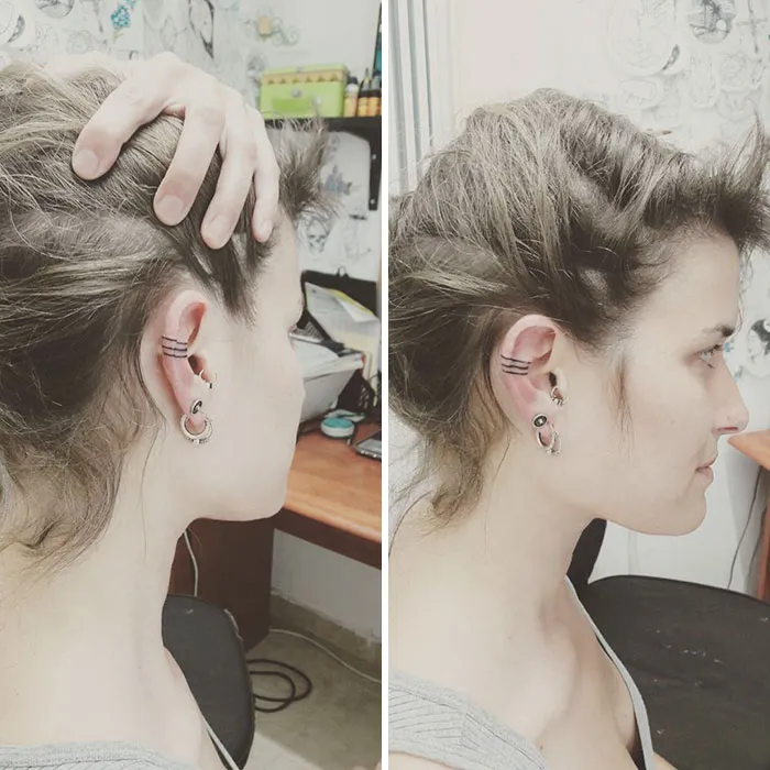 La tendencia de los tatuajes en el hélix está conquistando instagram, y tú también querrás uno cuando lo veas