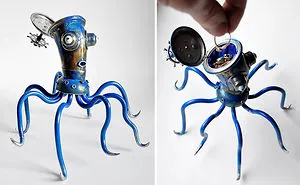 Steampunk Sculptures That I Create From Trash