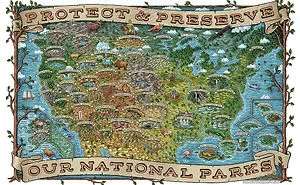 All 59 National Parks In One Crazy Map