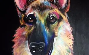 I Show My Love For Dogs By Painting Their Colorful Portraits
