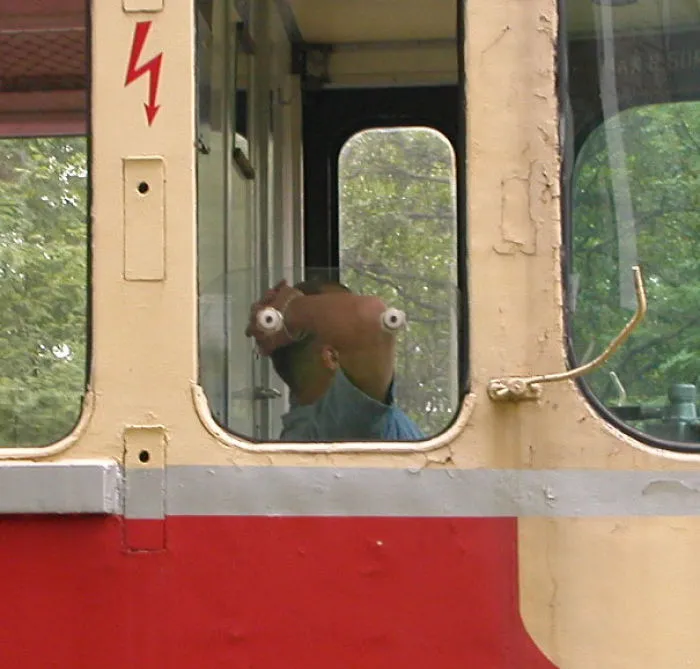 Me pareció ver una criatura extraña en el tren