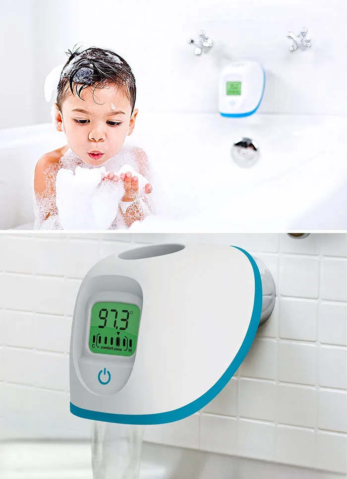 Cubregrifo que avisa de la temperatura del agua