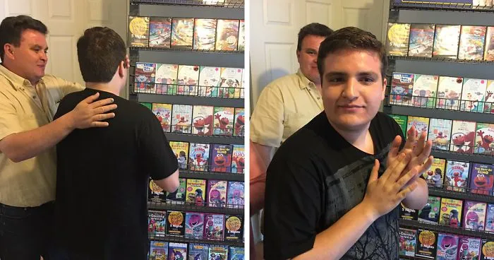 Autistic Boy Was Depressed After Local Blockbuster Closed Down, So His Parents Recreated It At Home