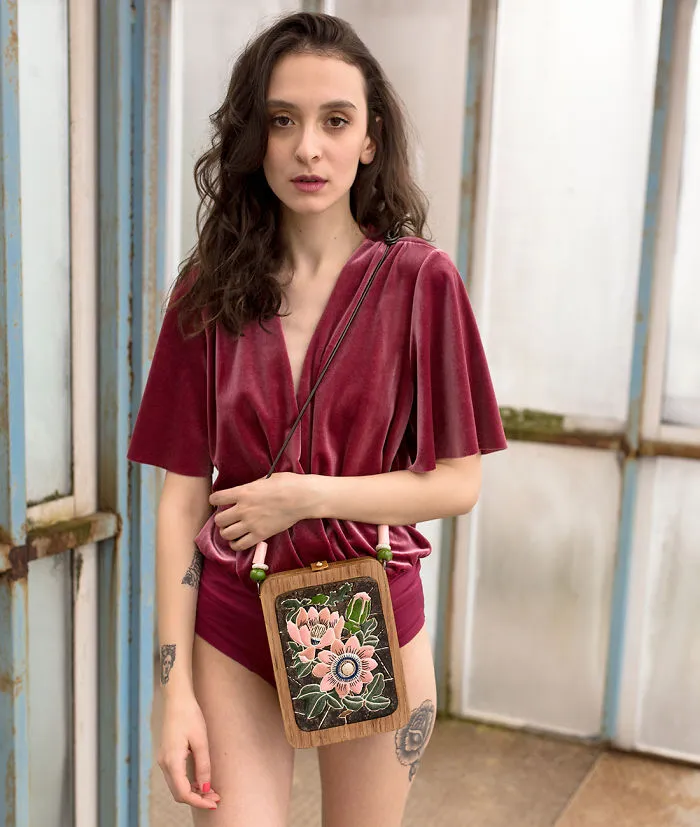 I'm Reconnecting With Nature By Creating Wood And Ceramic Mosaic Bags
