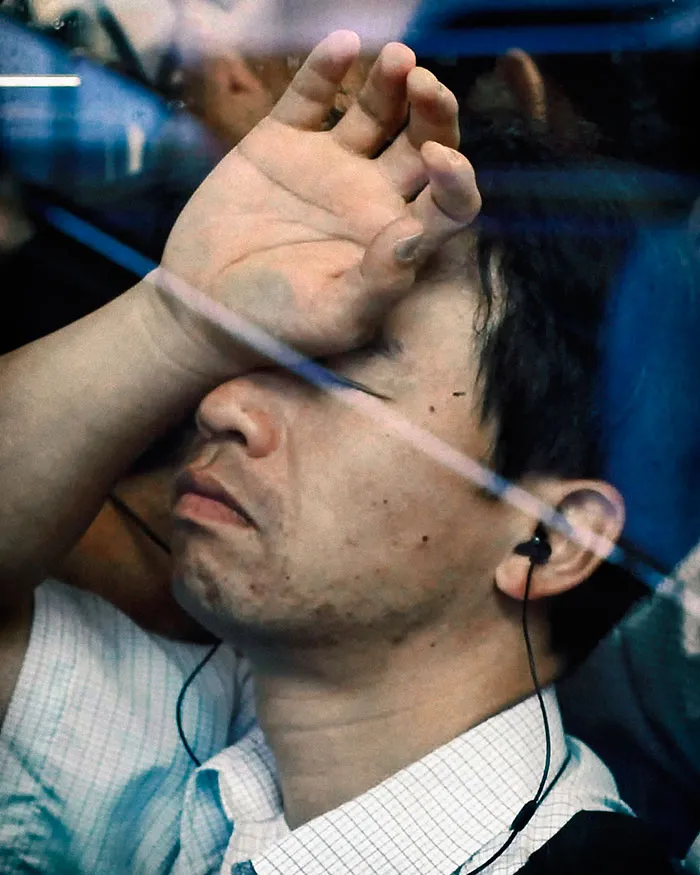The Horrors Of Tokyo Rush Hour Commute Captured By Michael Wolf
