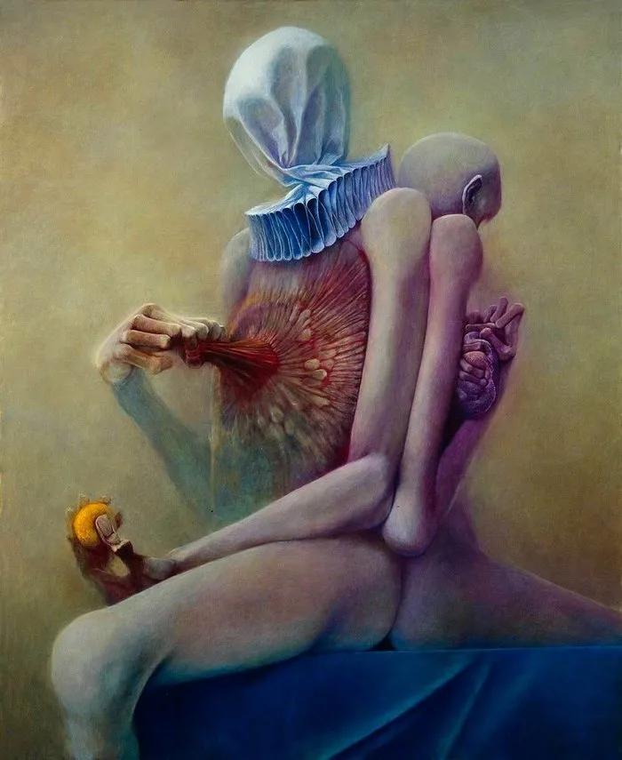Las obras de este pintor polaco te causarán pesadillas