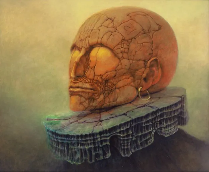 Polish Painter Who Learned To "Photograph Dreams" - His Works Will Give You Nightmares