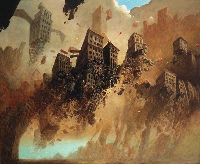 Las obras de este pintor polaco te causarán pesadillas