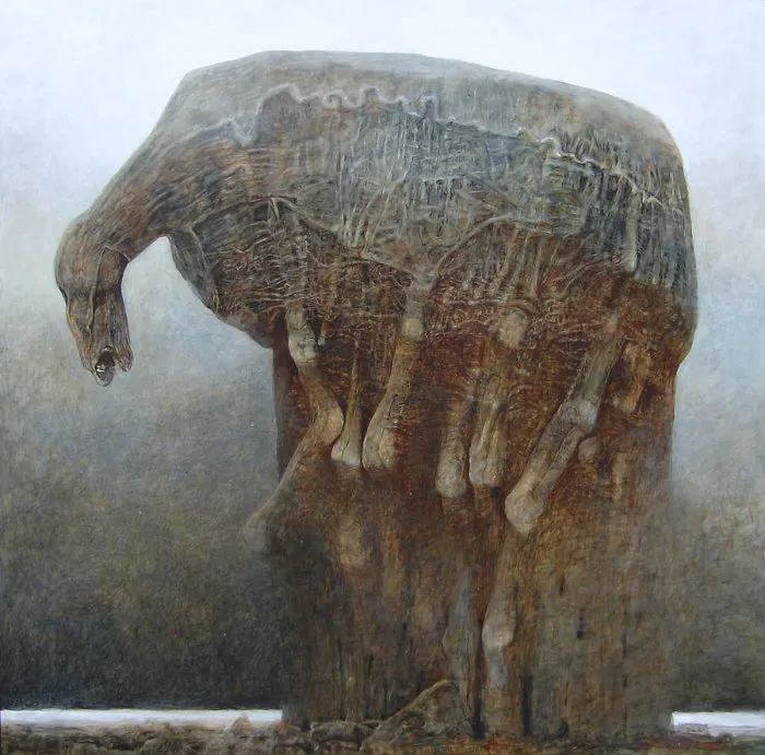 Las obras de este pintor polaco te causarán pesadillas