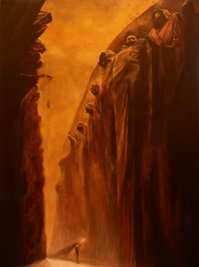 Las obras de este pintor polaco te causarán pesadillas