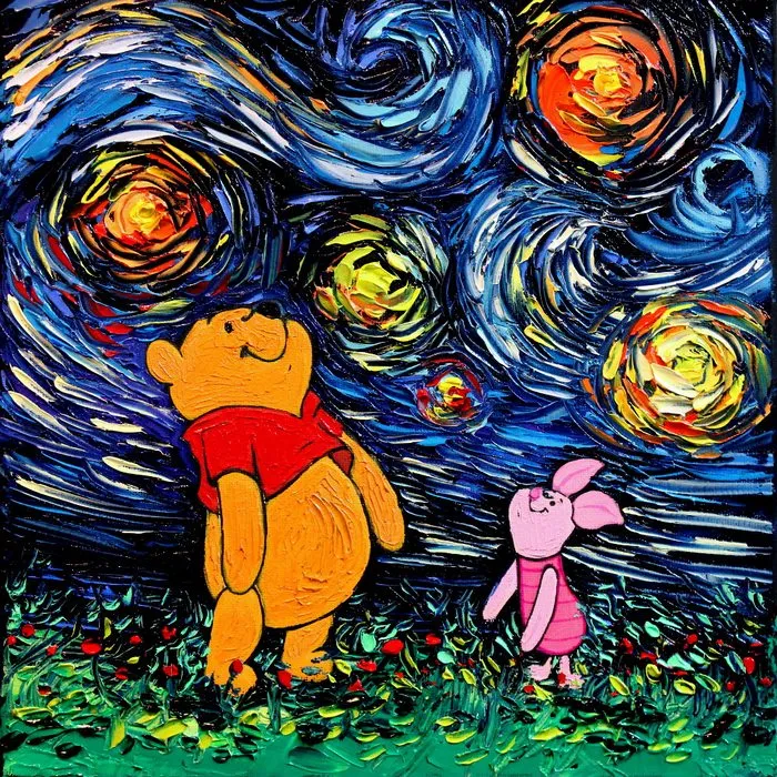 Winnie Pooh y Piglet