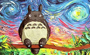 Artist's Painting Gets Mistaken For A Van Gogh, So She Creates Brilliant 'Starry Night' Series