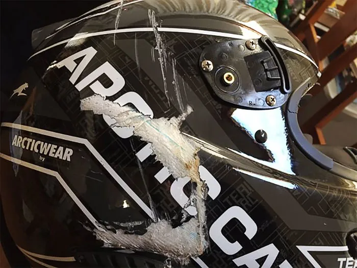Accidente de moto