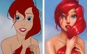 llustrator Repaints Disney Princesses In Her Unique Style