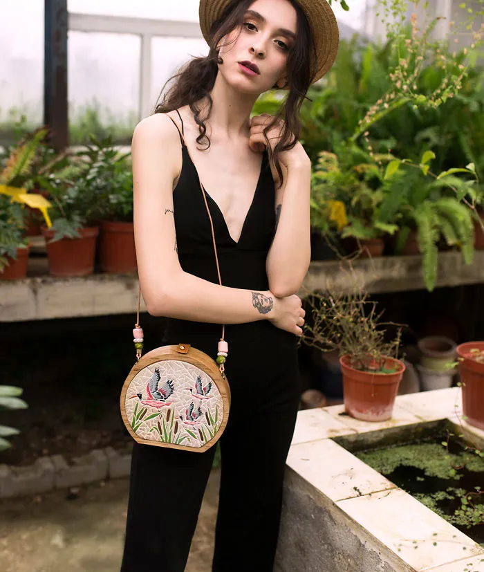 I'm Reconnecting With Nature By Creating Wood And Ceramic Mosaic Bags
