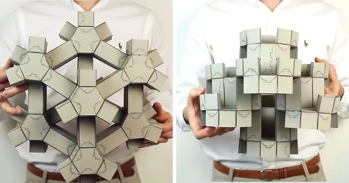 This Shapeshifting Paper Puzzle Could Change The Way We Build Things