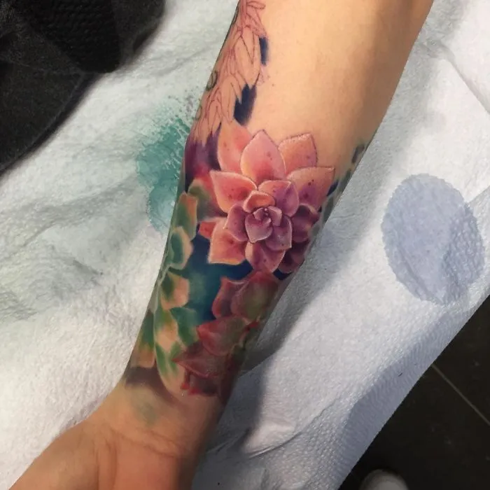 139 Awesome Succulent Tattoo Ideas For People Who Are Crazy About Succulents