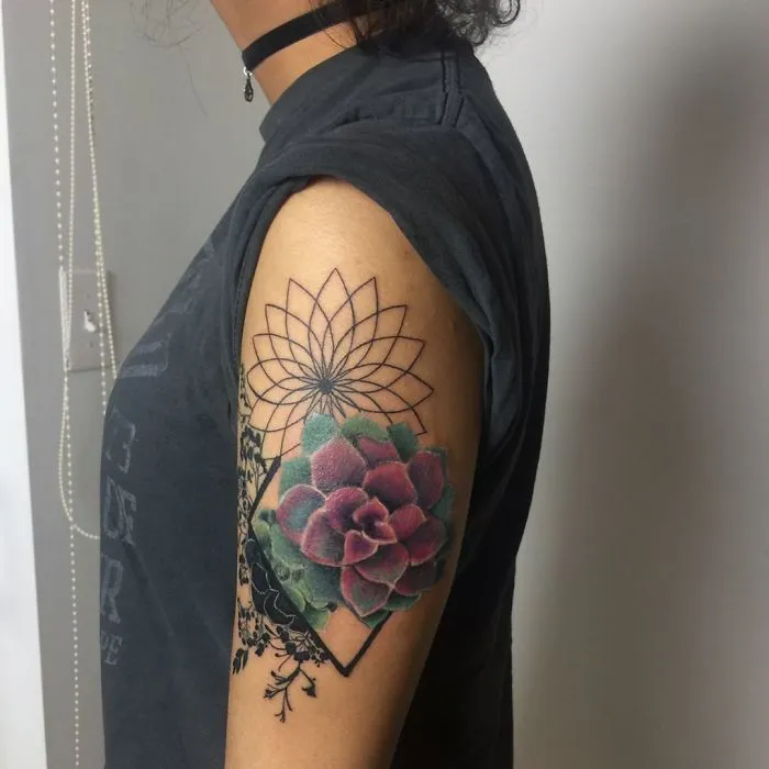 139 Awesome Succulent Tattoo Ideas For People Who Are Crazy About Succulents