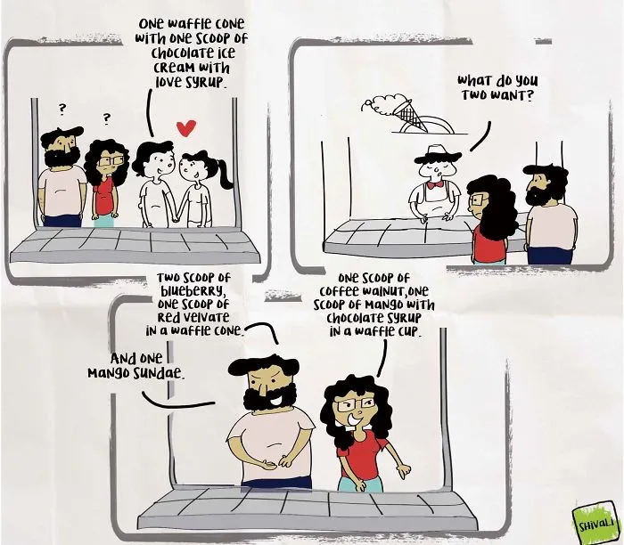 When Love Does Not Get In The Way Of Ice-cream!
