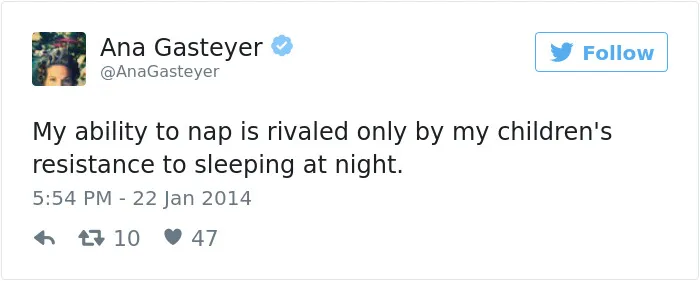 61 Funny Parenting Tweets By Ana Gasteyer
