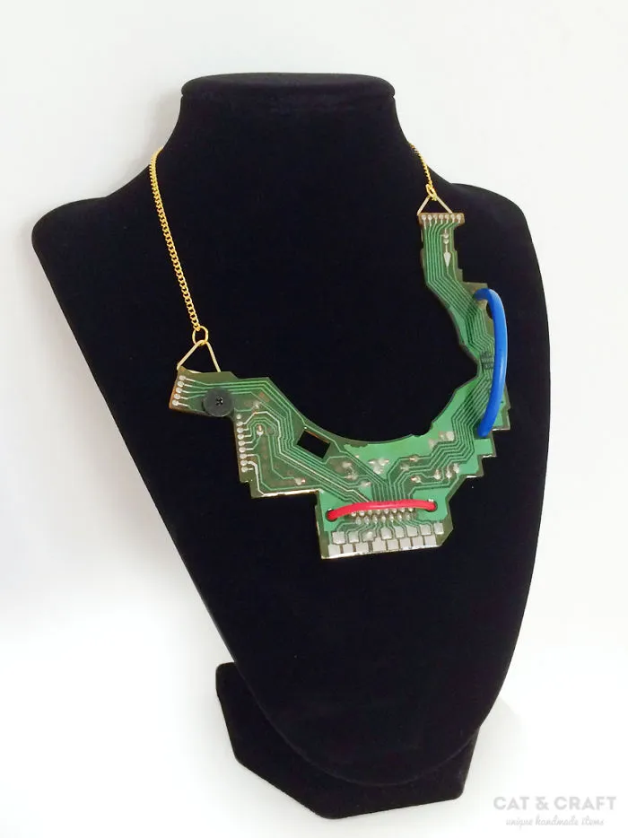 I Turn Old Electronic Devices Into Geeky Jewelry