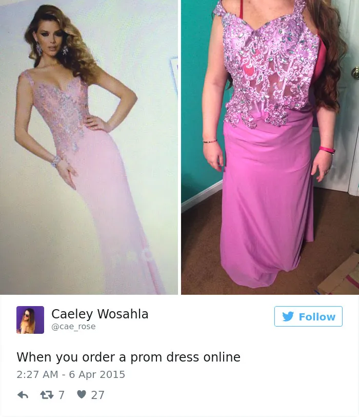 Teens Are Sharing Prom Dresses They Regret Buying Online And It's Hilarious