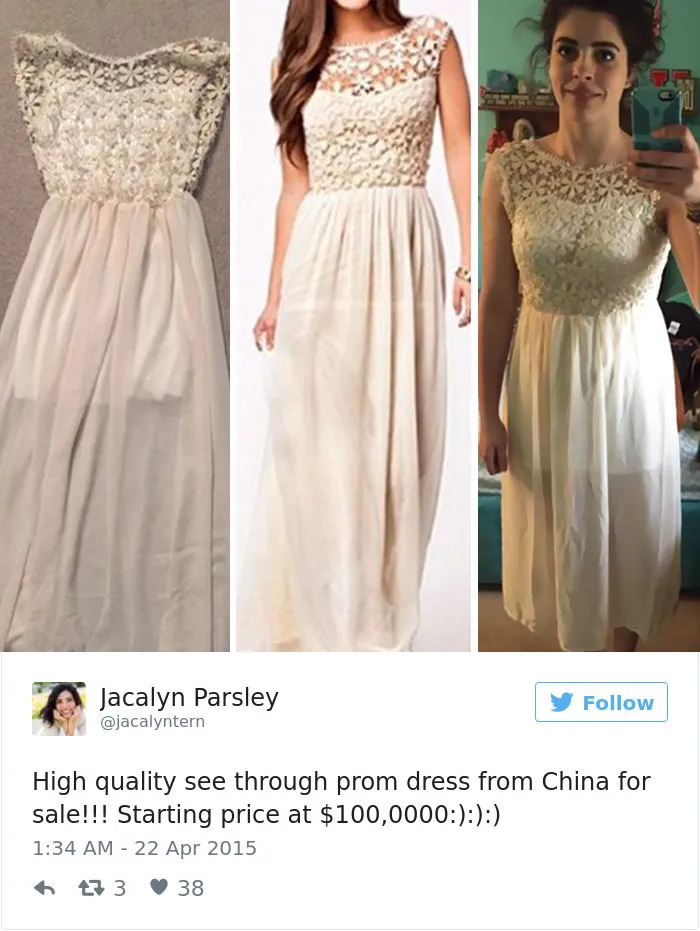Teens Are Sharing Prom Dresses They Regret Buying Online And It's Hilarious