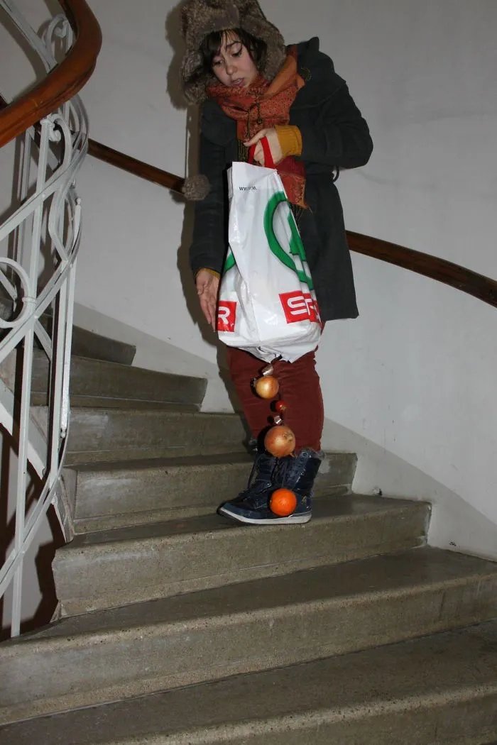 Momento tras decir "creo que esta bolsa se va a romper"