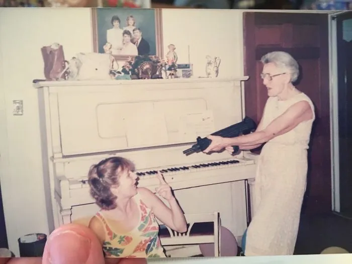 My Great Grandma And Mom In The Early 80's