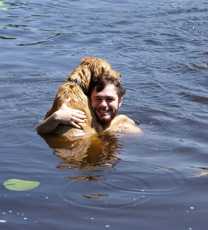 We Went Swimming And She Got Scared