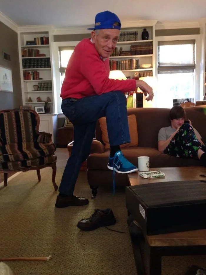 Mi abuelo se cree que está a la onda