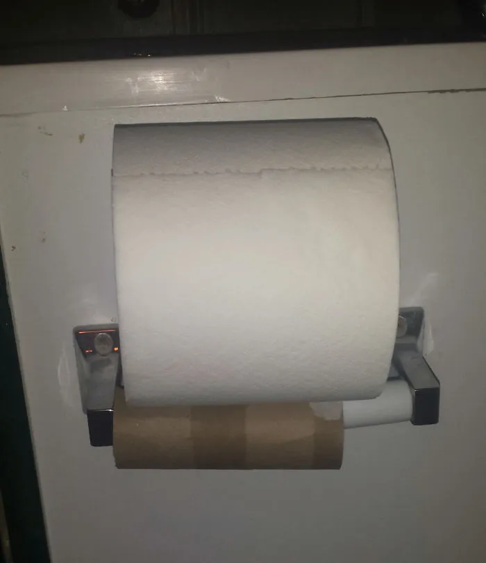 When People Do This Instead Of Just Replacing The Roll.