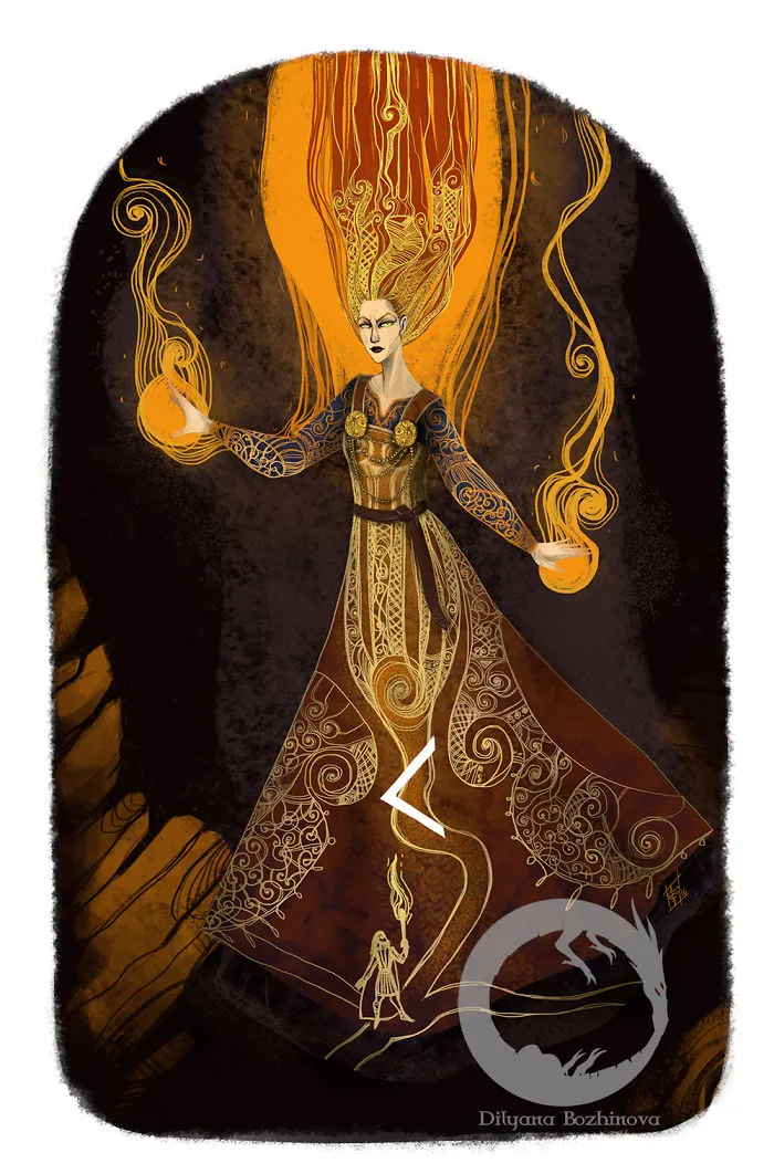 Kenaz-The Inner Fire, The Fire That Can Light Your Way If You Are Lost.kauna Tears The Winds Of Night Flutters Not By Your Breath The Ice Melts By Your Light Kauna Revales Pale Traces Kauna Seeps Into Secrets Lights Up The Eyes The Fire Cleanses My Mind Kaun, The Flame Burns