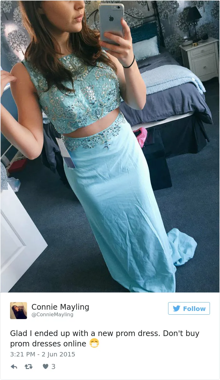Teens Are Sharing Prom Dresses They Regret Buying Online And It's Hilarious