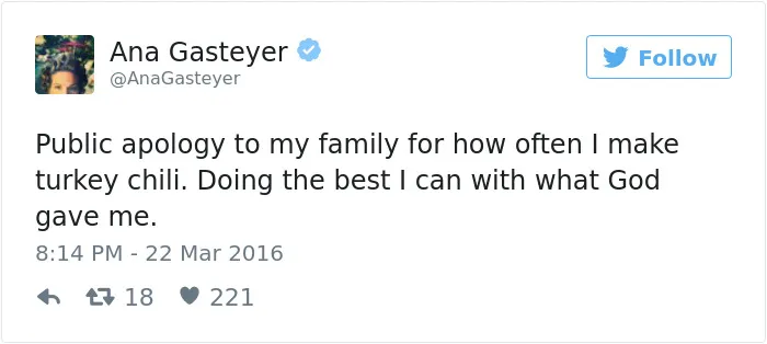 61 Funny Parenting Tweets By Ana Gasteyer
