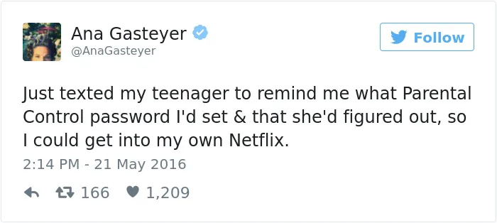 61 Funny Parenting Tweets By Ana Gasteyer