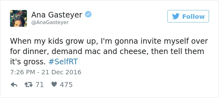 61 Funny Parenting Tweets By Ana Gasteyer
