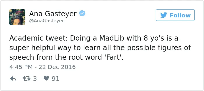 61 Funny Parenting Tweets By Ana Gasteyer