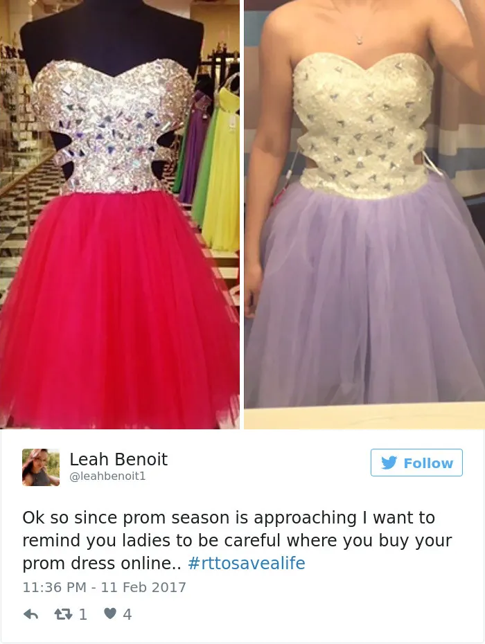 Teens Are Sharing Prom Dresses They Regret Buying Online And It's Hilarious