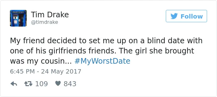 131 Of The Worst Things That's Ever Happened To People On A Date