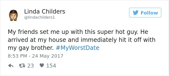 131 Of The Worst Things That's Ever Happened To People On A Date