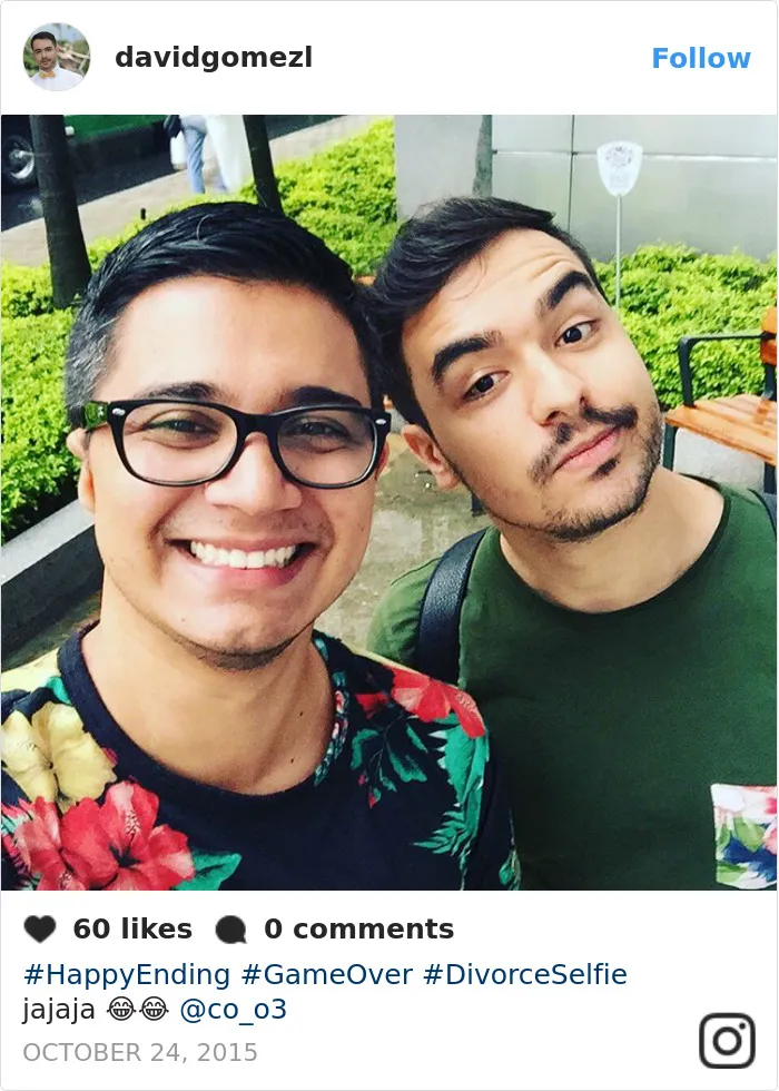 Ex-Couples Are Posting 'Divorce Selfies' And These 51 Pics Will Prove Why They’re Awesome