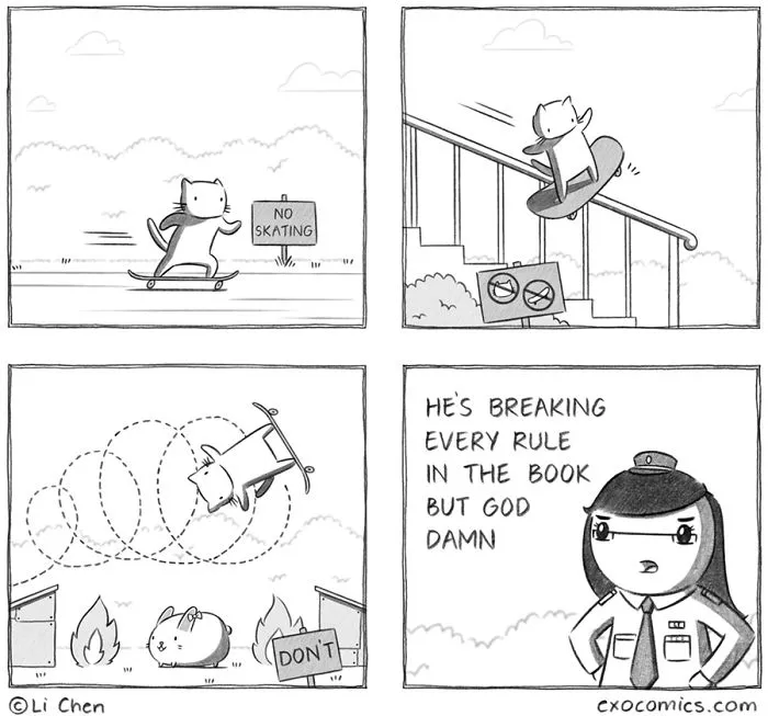 My Silly Cat Inspired Me To Start Doing Comics As A Hobby, And Now It's My Full-Time Job