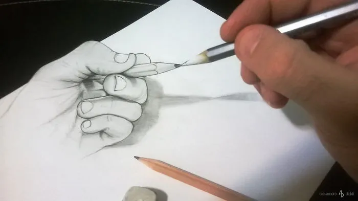Italian Artist Brings His 3D Drawings To Life By Making Them Leap Off The Paper