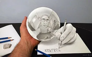 Italian Artist Brings His 3D Drawings To Life By Making Them Leap Off The Paper